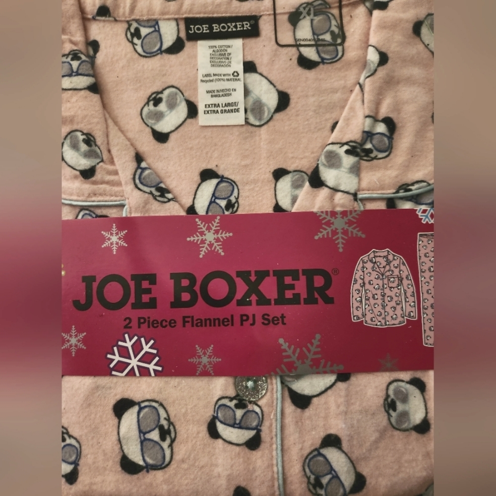 Brand New! Joe Boxer Panda Pajama Set!